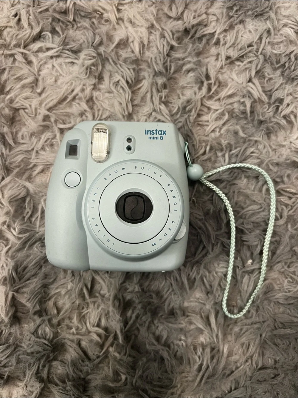 Fujifilm instax mini 8 Instant Camera - Light Blue with Wrist Strap